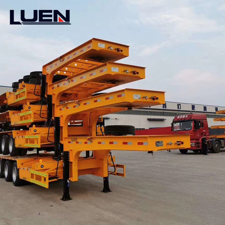 low boy semi trailer