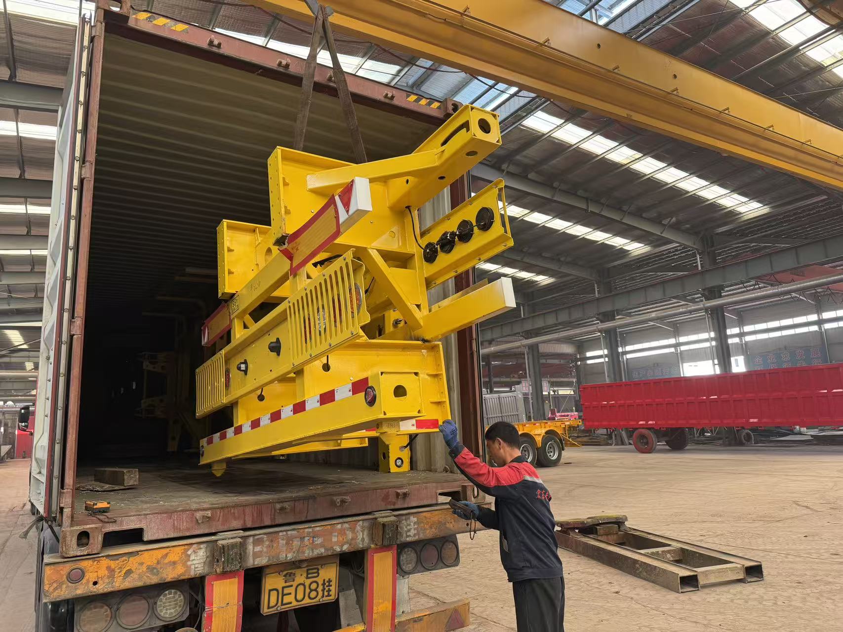 container semi trailer