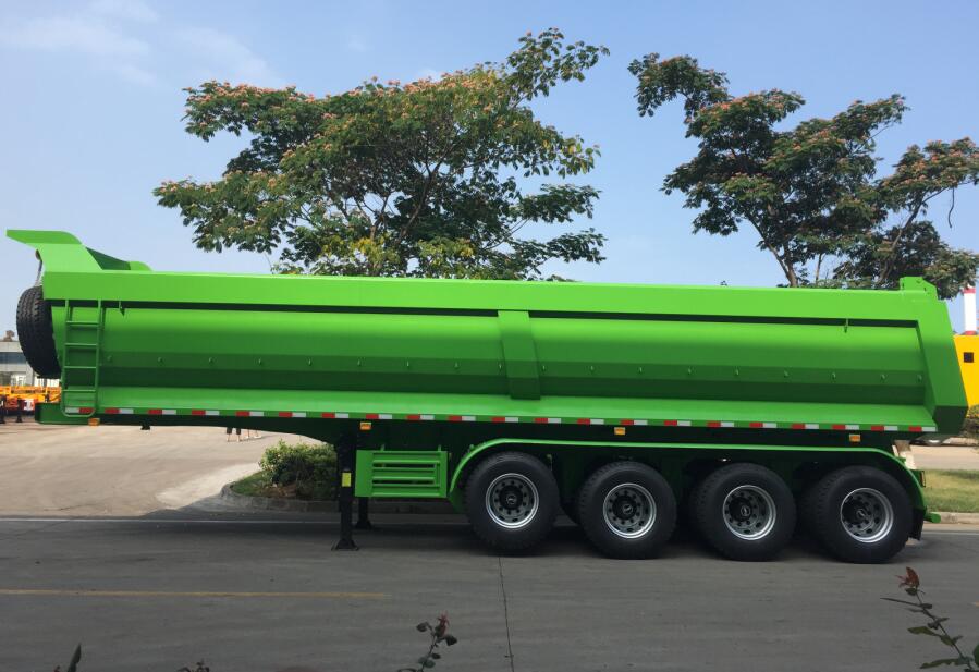 Dump semi trailer