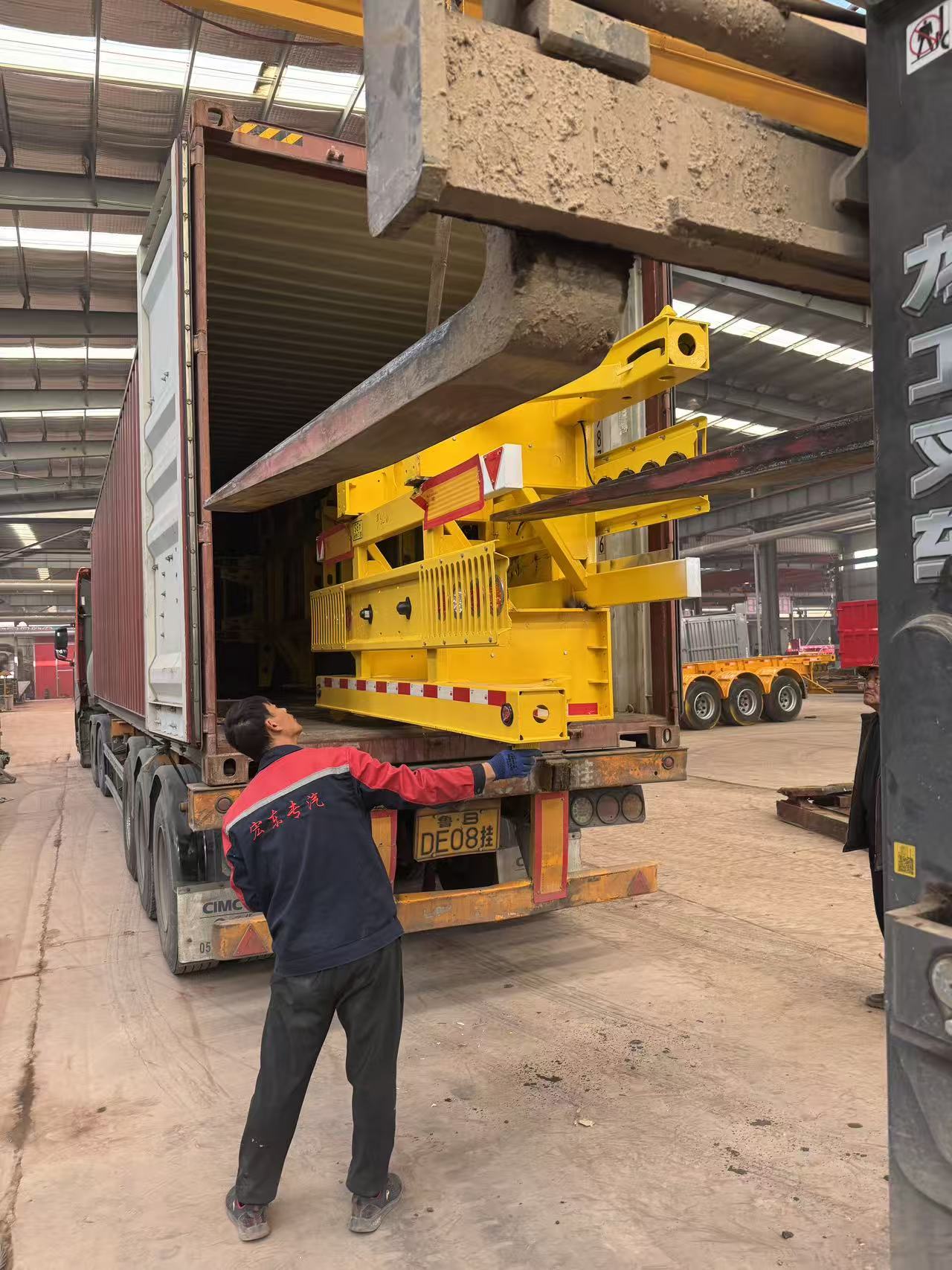 container semi trailer