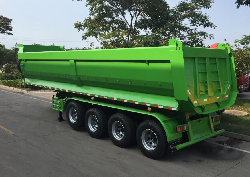 Dump semi trailer