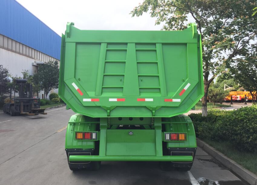 Dump semi trailer