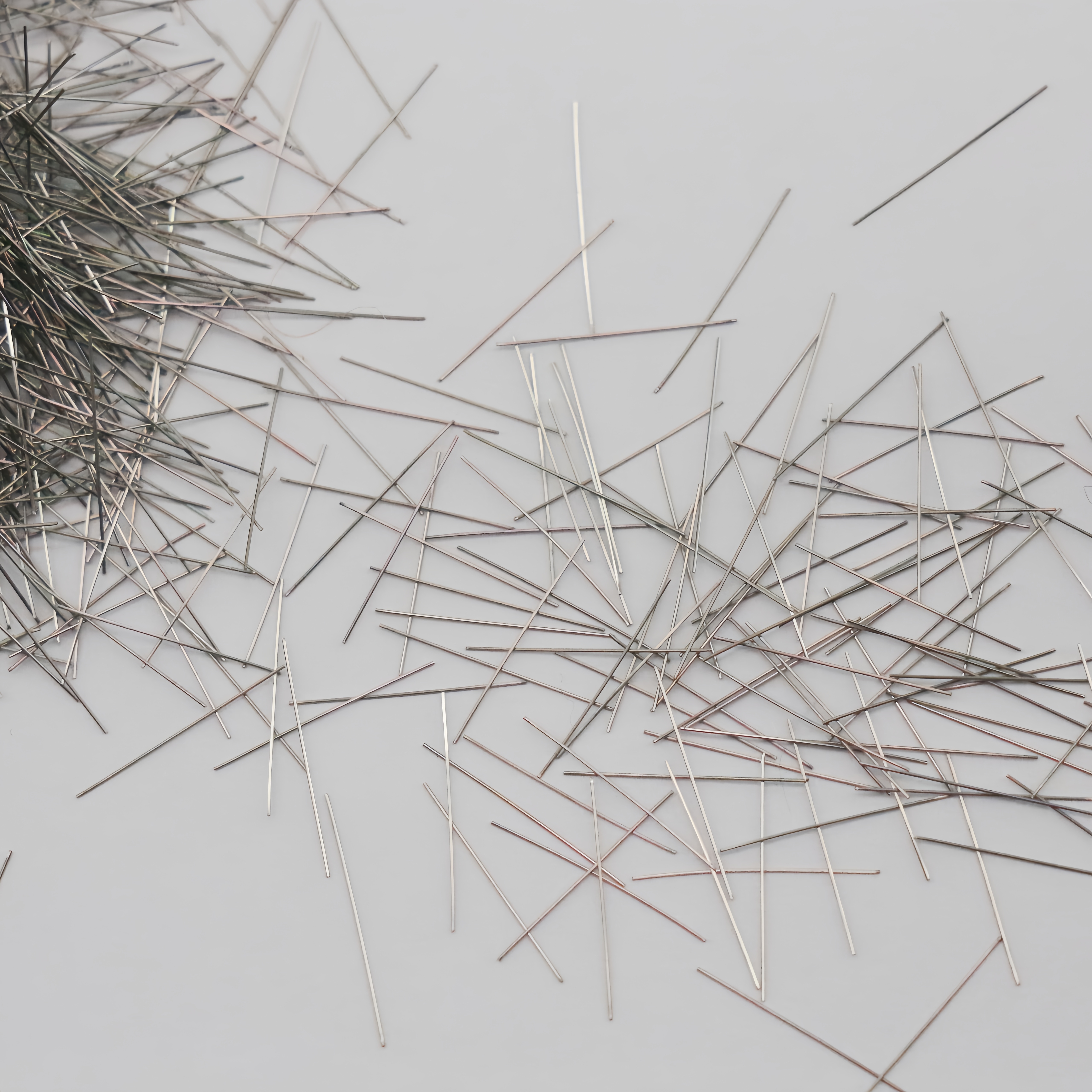 Stainless micro steel fiber option for UHPC elements