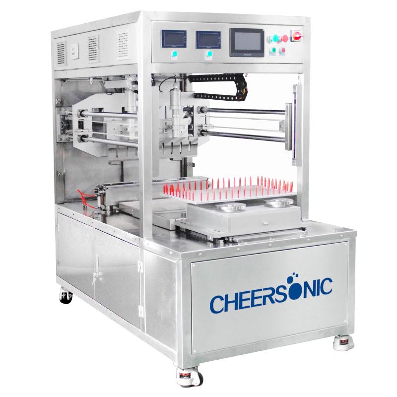 UFM2100 food cutting machine with seafood