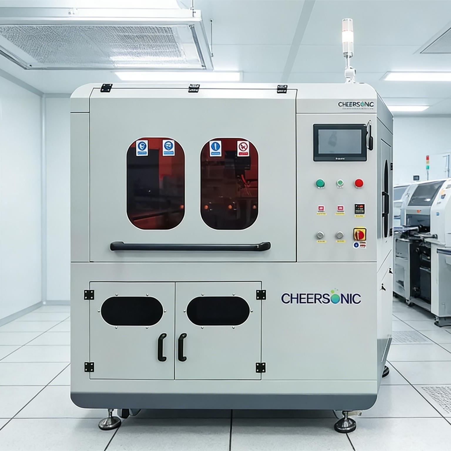 Ultrasonic spray coating application