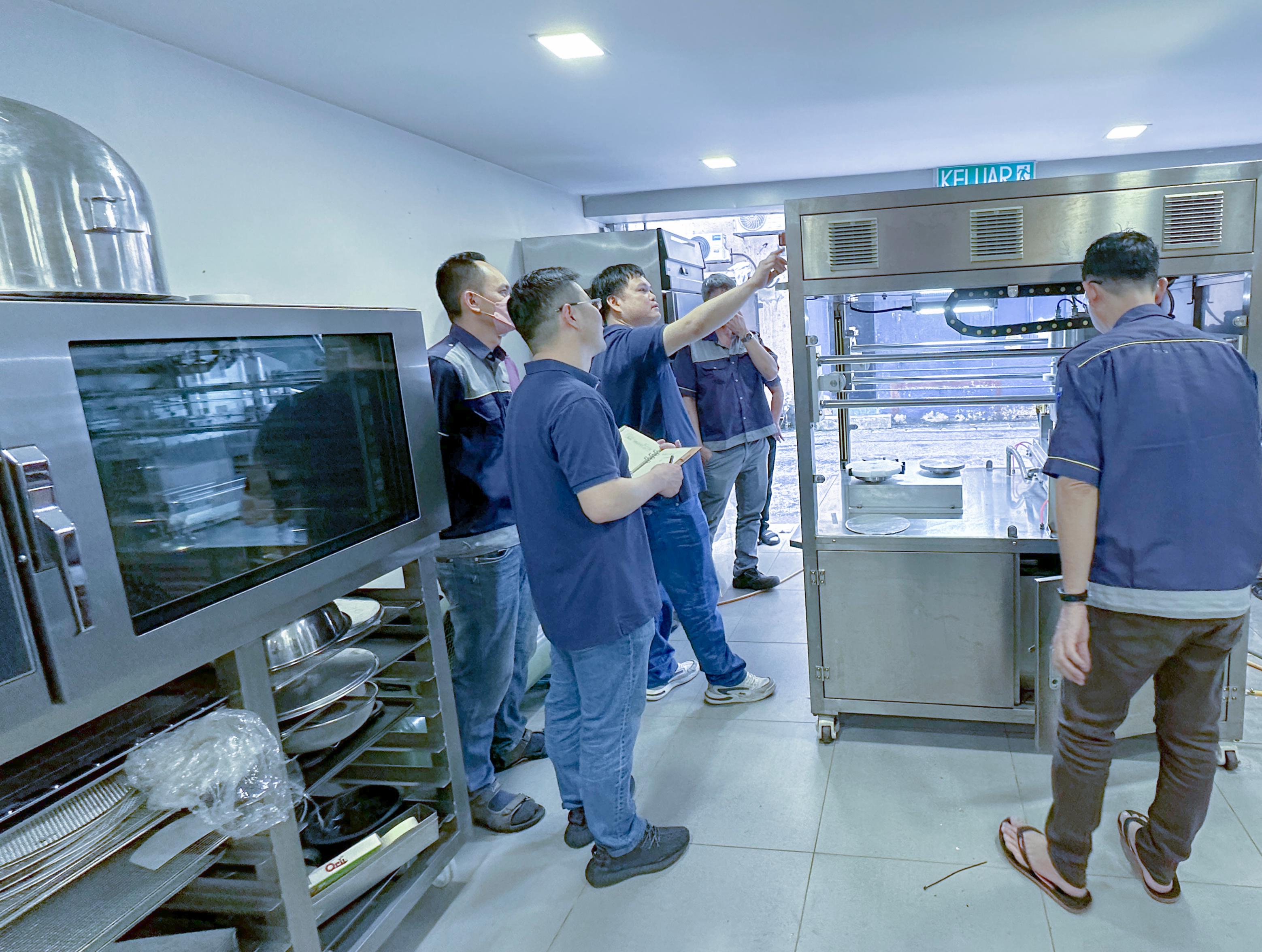 Product testing and inspection process for ultrasonic cutting equipment before delivery