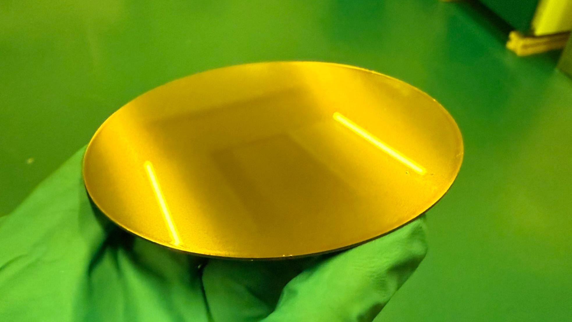 Ultrasonic spraying on wafers for precision coating