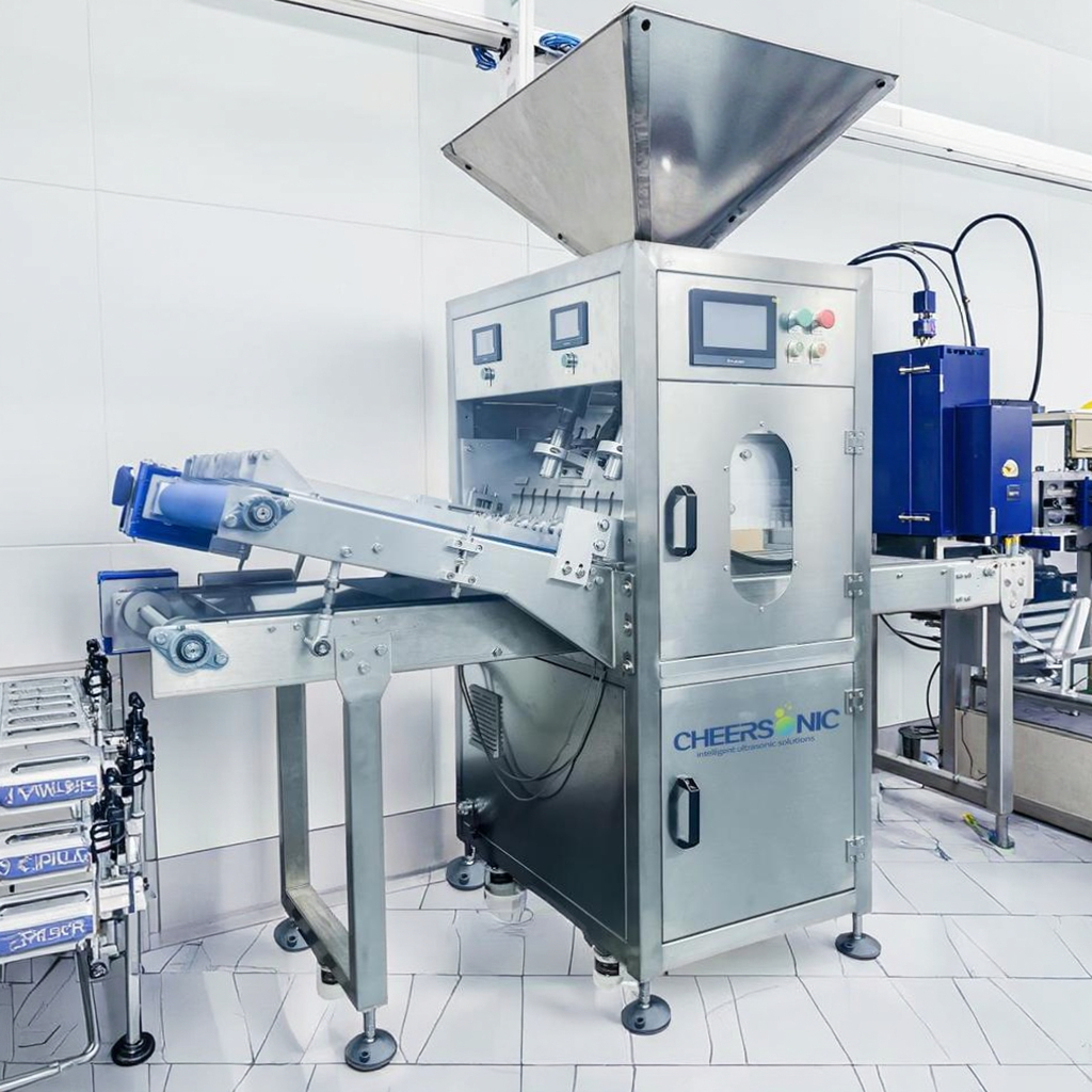Cheersonic UFM2300 ultrasonic slicing machine for bakery and food portioning