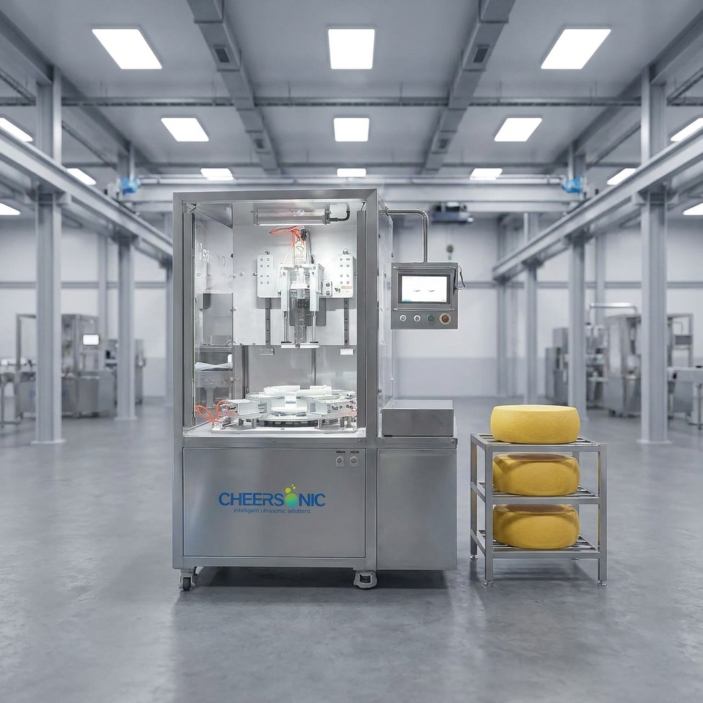 Wheel cheese cutting system