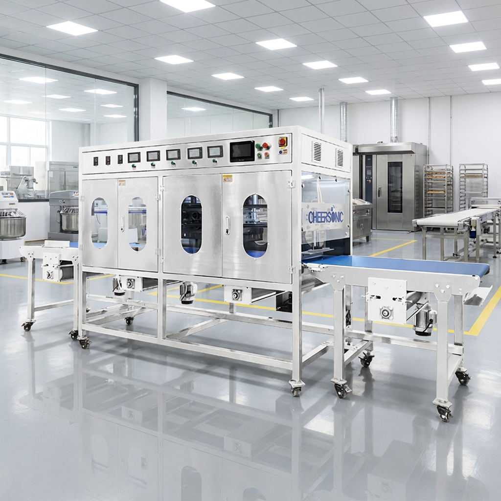 Ultrasonic slicing of confectionery products
