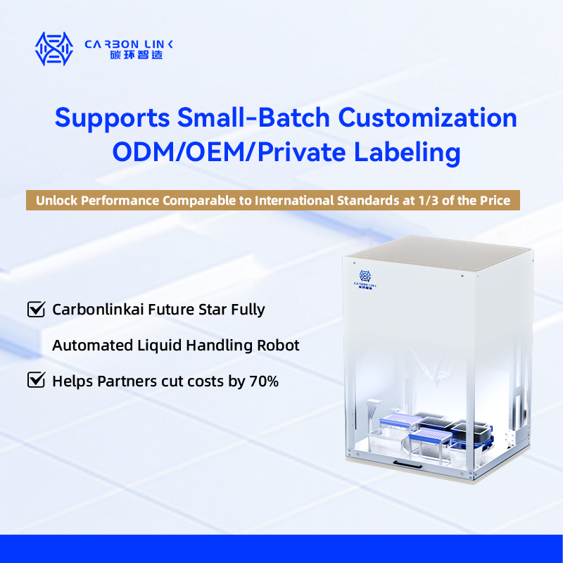 Multi-channel automated liquid handling robot replacing budget instruments