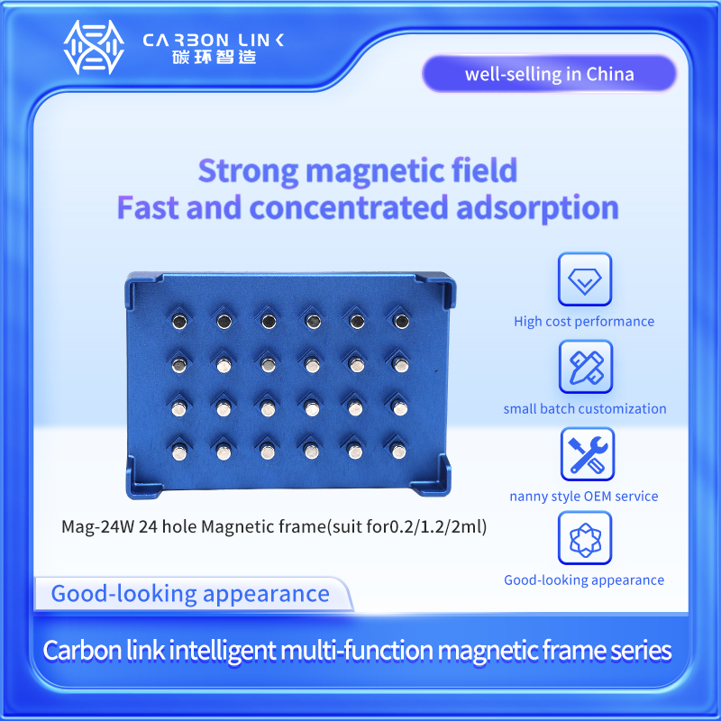 Magnetic Stand-96 (Mag-24W) Magnetic stand for 96-well plate used in automated biotech workflows