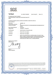 SGS EU RoHS Compliance Test Report
