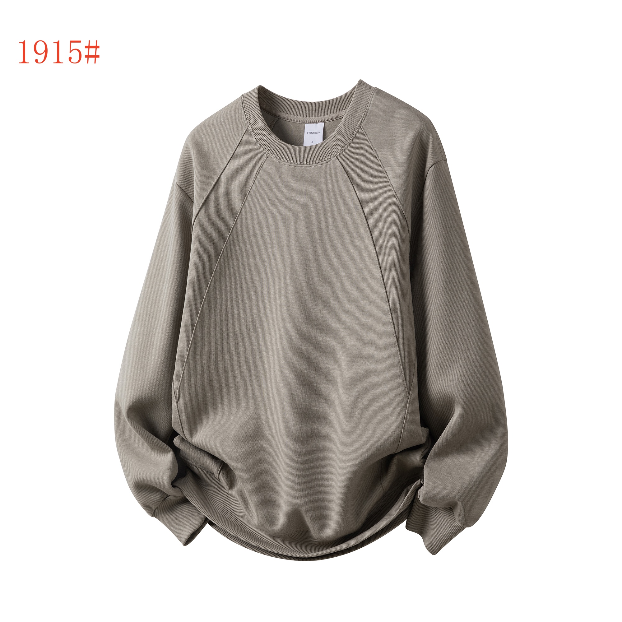 custom blank crewneck sweatshirt khaki