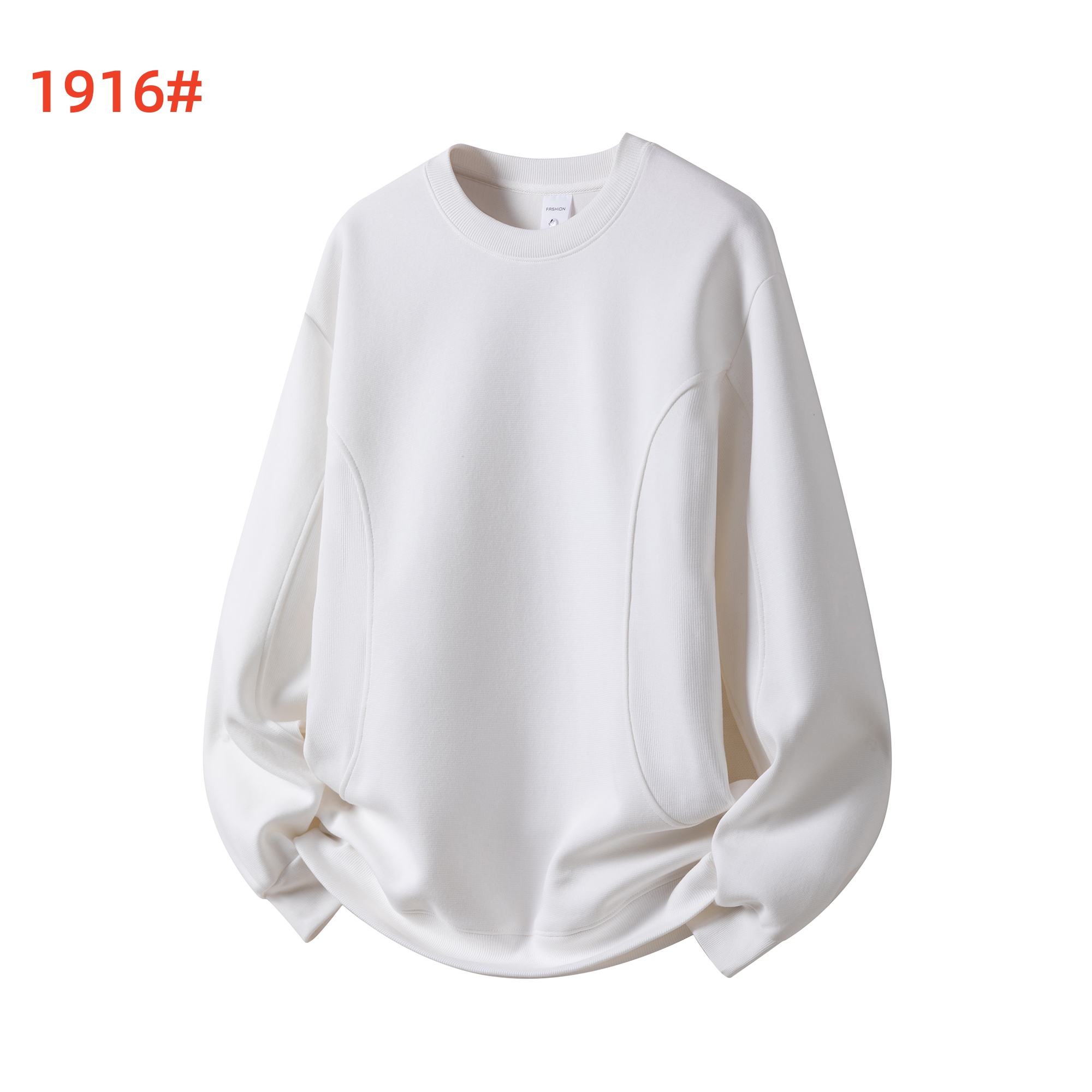 custom plain white long sleeve sweatshirt