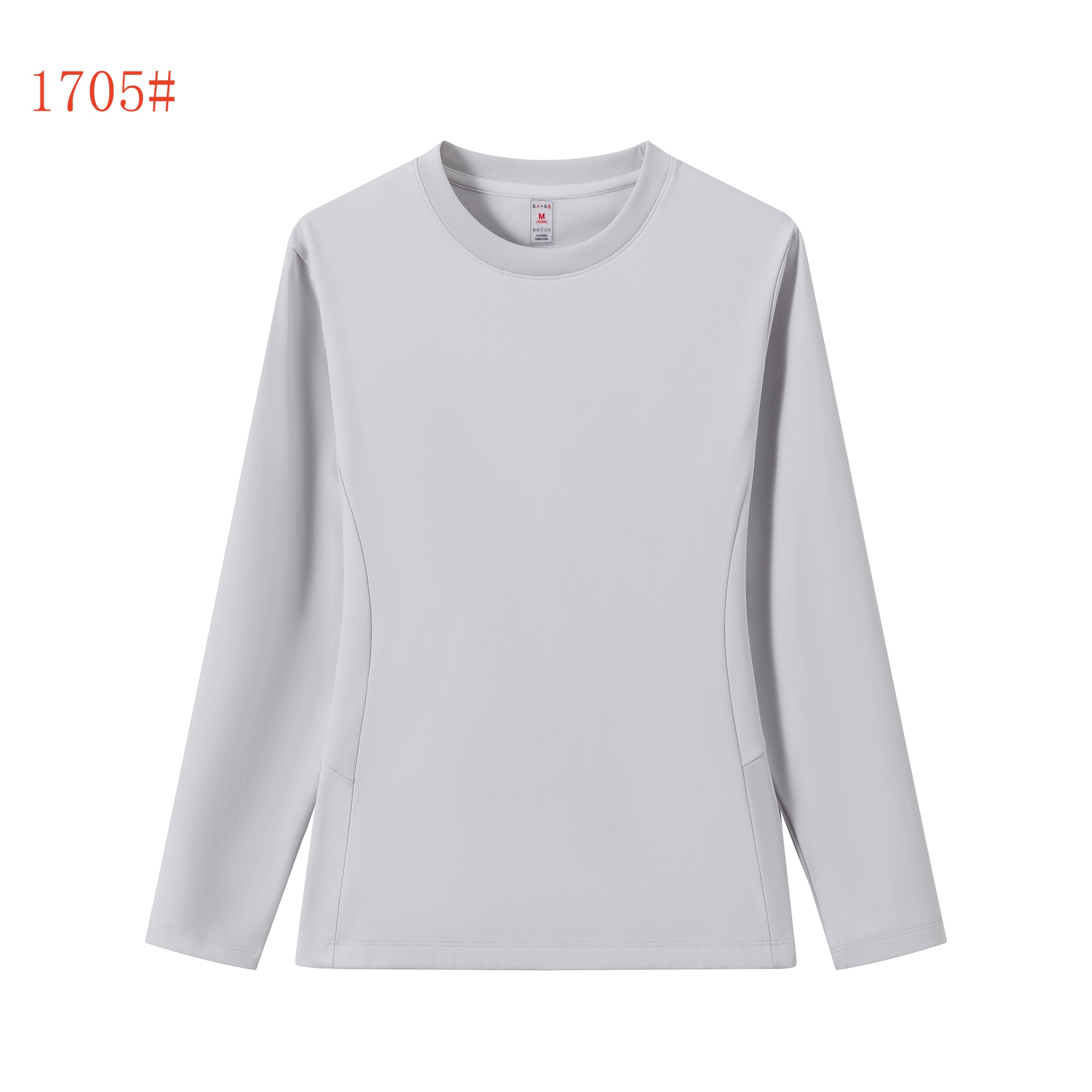 1705-long sleeve shirts-Light Grey