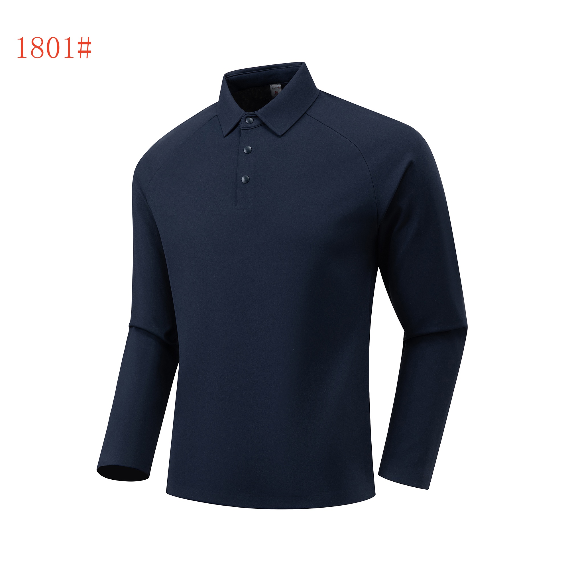 1801-long sleeve shirts-Navy