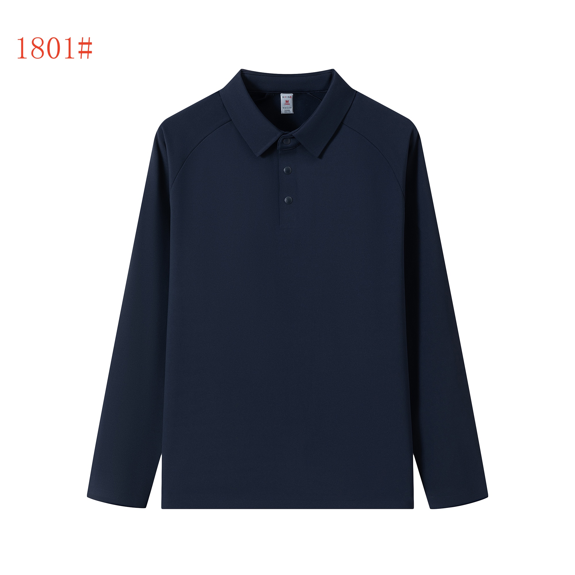1801-long sleeve shirts-Navy