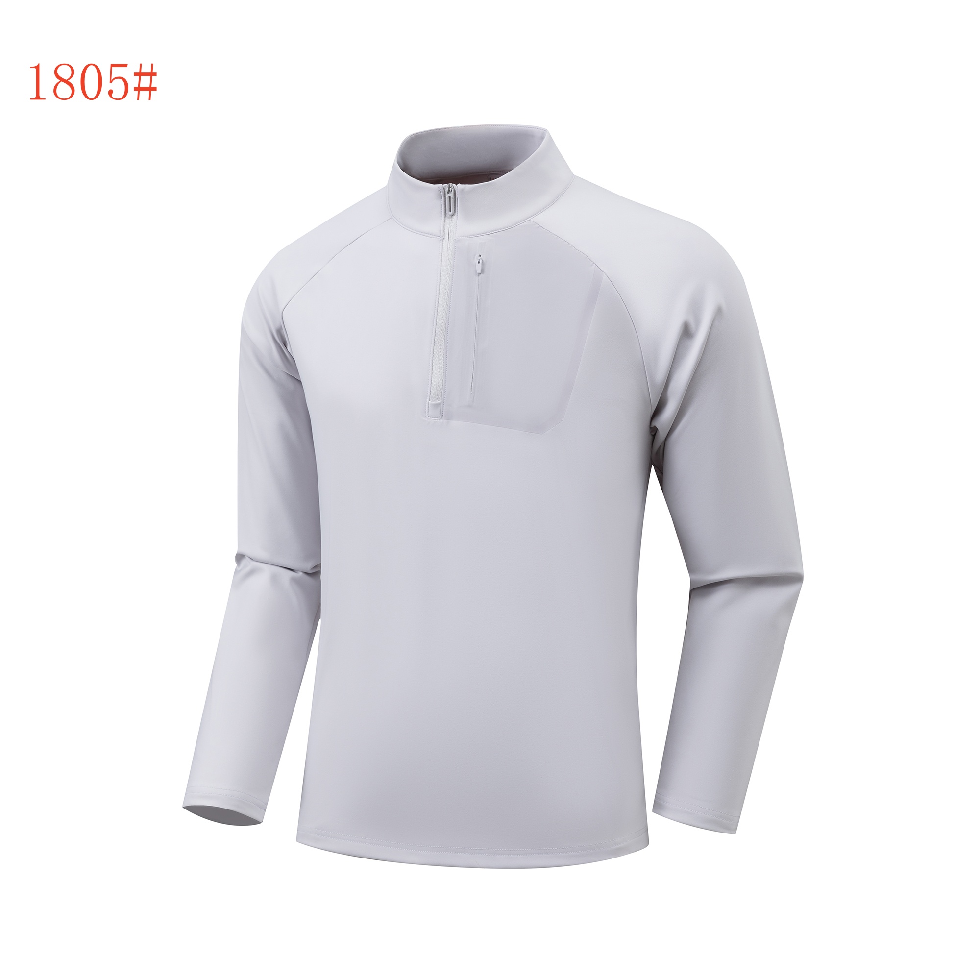 1805-long sleeve shirts-Light Grey