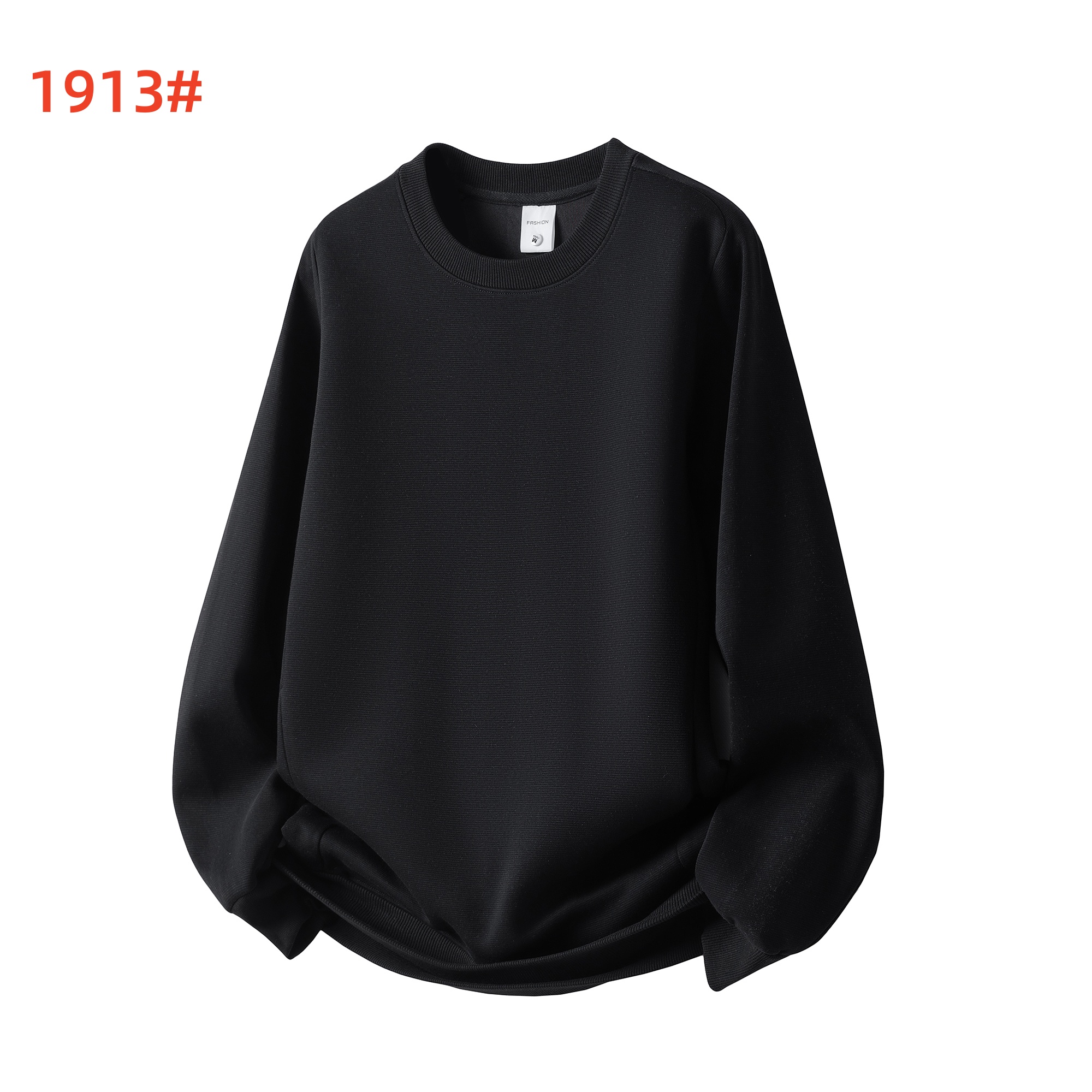 1913#-Hoodies&Sweatshirts-Black