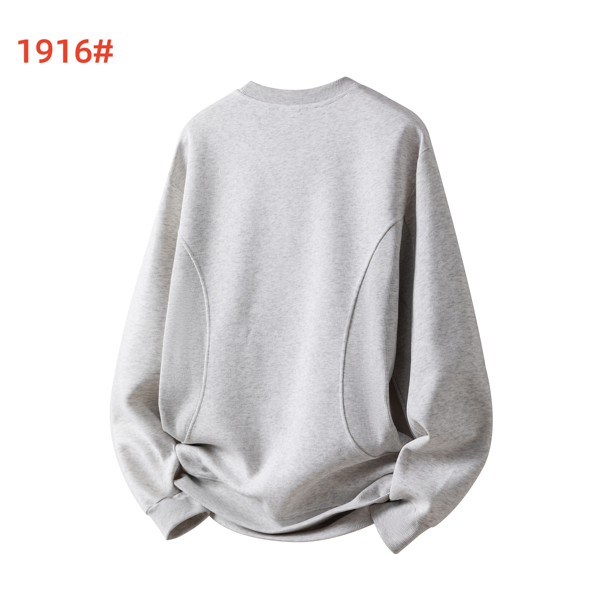 1916#-Hoodies&Sweatshirts-Grey