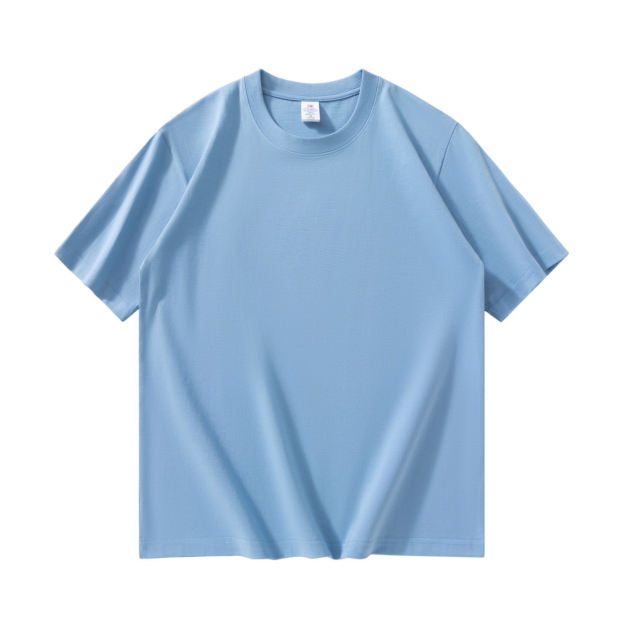Breathable Cotton T Shirts-Blue