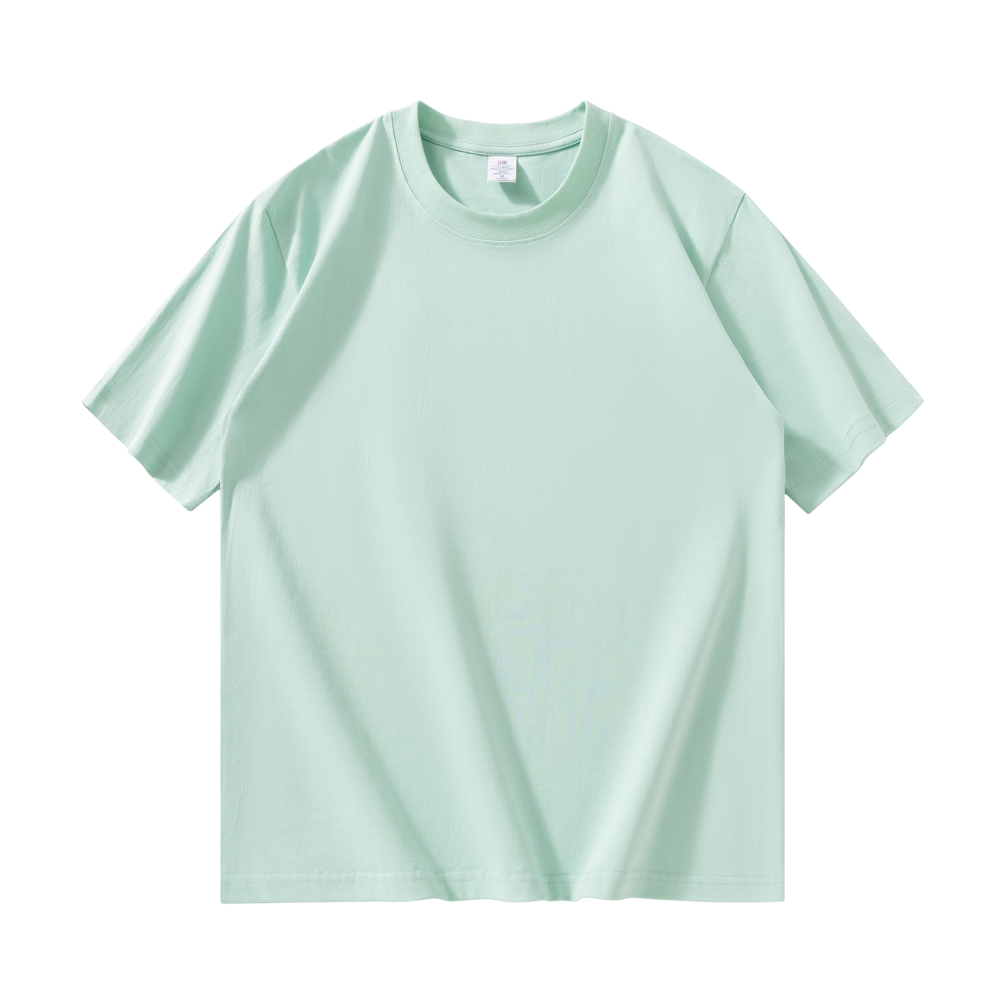 Breathable Cotton T Shirts-Mint Green