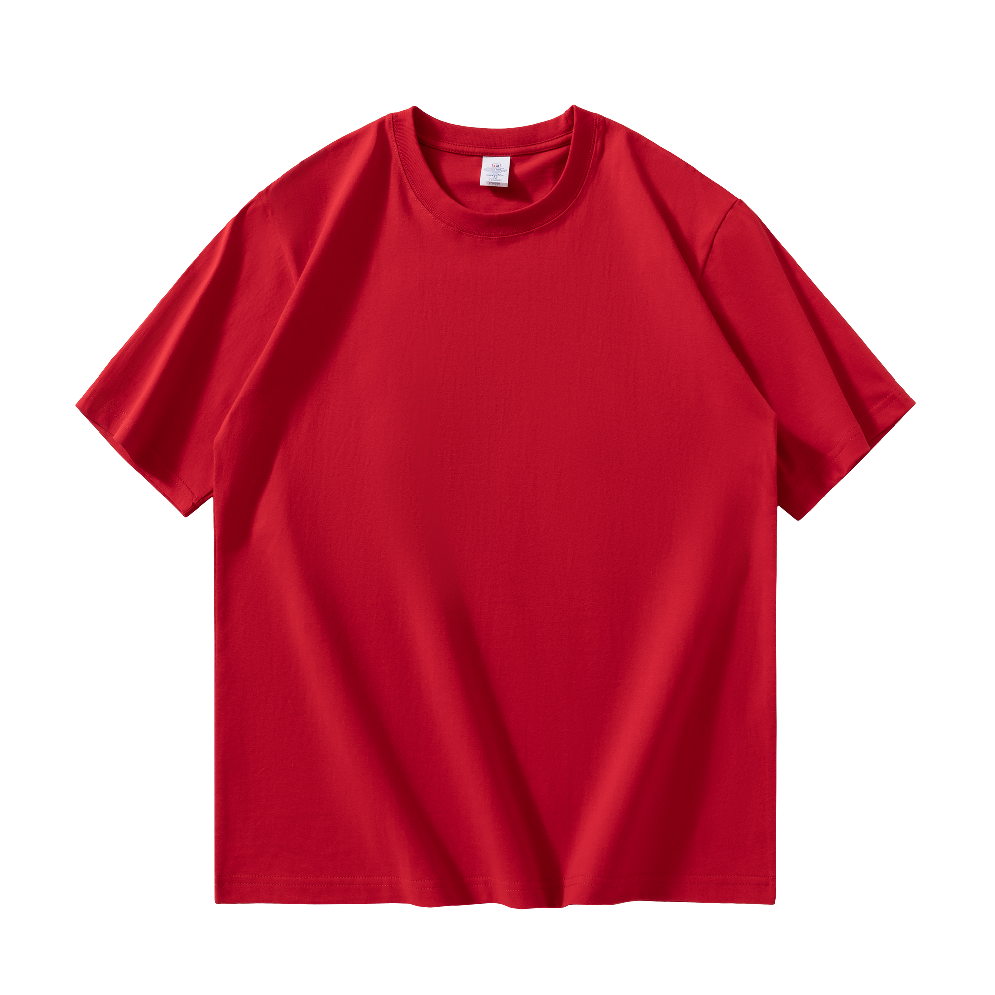 Breathable Cotton T Shirts-Red