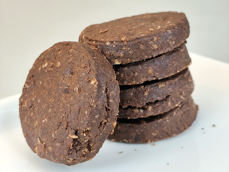 Dark Chocolate Oat Butter Cookies
