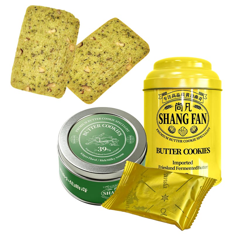 Oolong Tea Crisp Cookie in 10 g single-piece format for supermarket and instant retail shelves