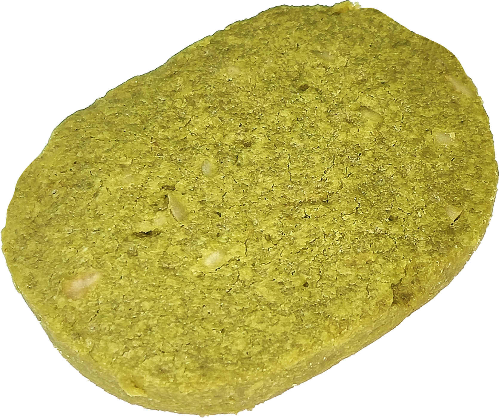 Matcha Nut Butter Thin Crisp Cookies produced to a 10 g per piece specification with 9 pieces per box or 13 pieces per can