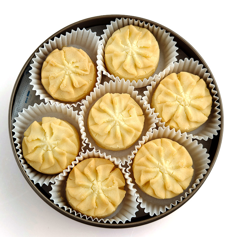 Butter Floral Cookies