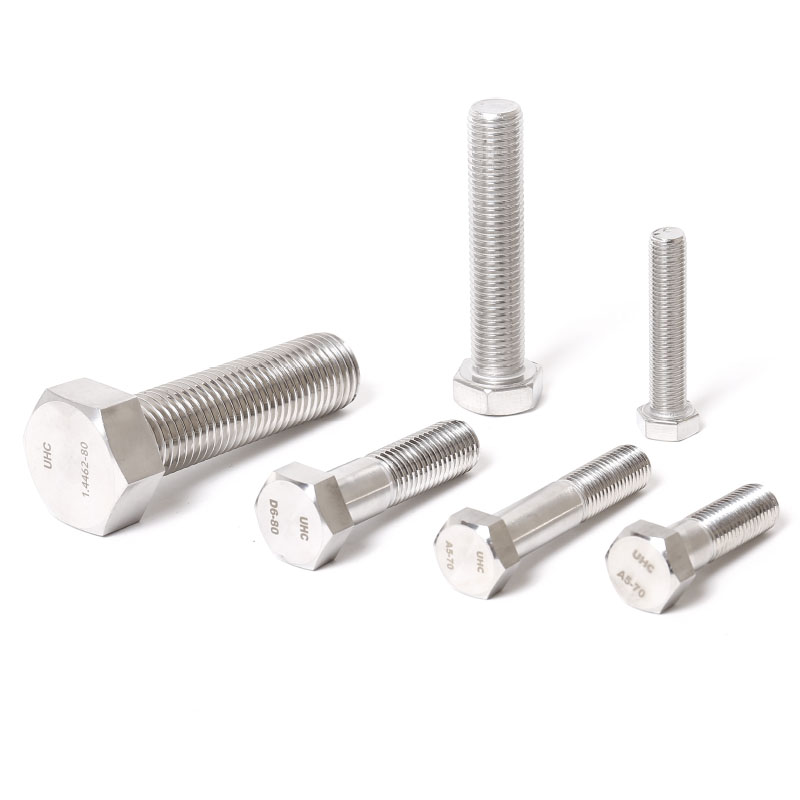High-performance stainless steel bolts in multiple size ranges