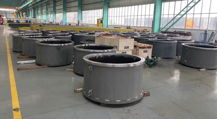 Flywheel shell welding finished