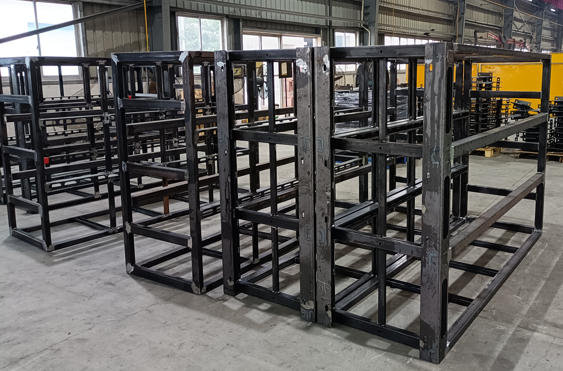 Photo#4 Steel shelfs for ESS, before powder coating