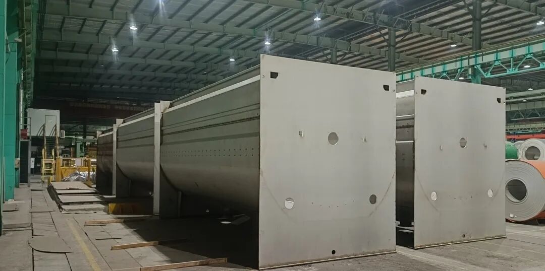 Stainless steel 316L welded housing fabricated for a textile washing machine