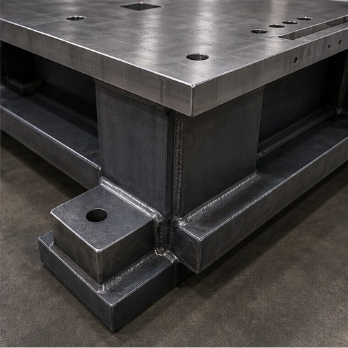heavy machine base