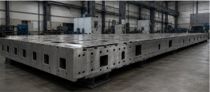 large machined platen
