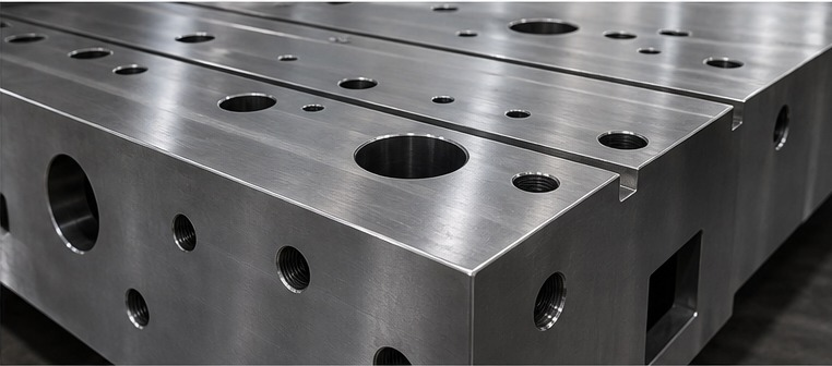 large machined platen