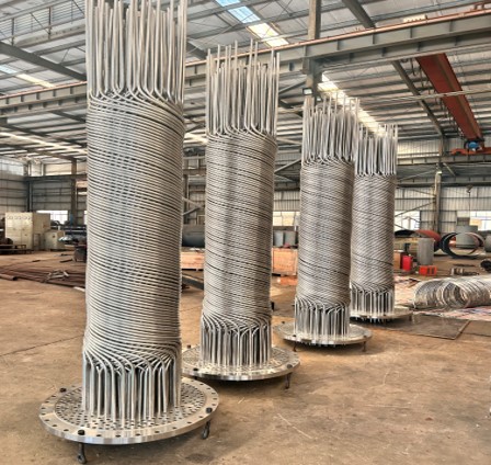 Spiral Wound Heat Exchanger Core