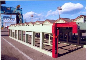 Steel chassis to carry steel cois in steel company