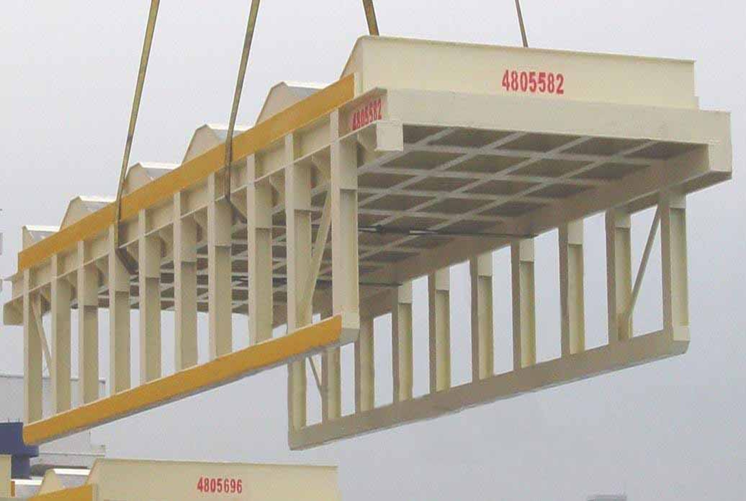 Photo#2:Steel chassis to carry steel coils in steel mills that produce steel coils