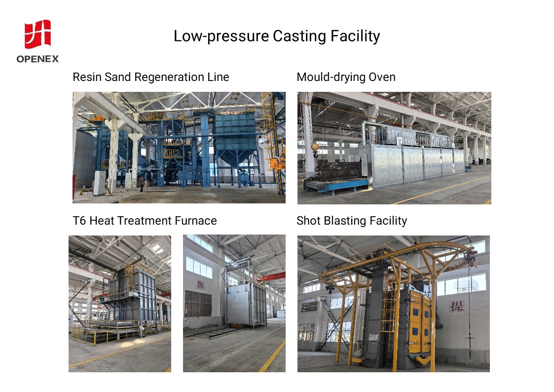low pressure casting facility