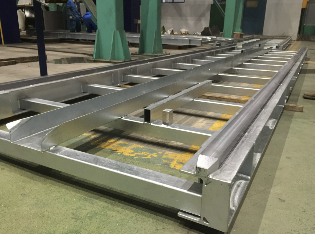 Photo#4:steel frame fabrication inspection after galvanization
