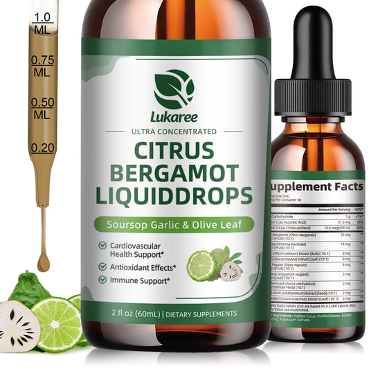 Citrus Bergamot and Soursop liquid herbal drops from Lukaree