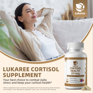 Lukaree 10-in-1 Cortisol Reducer & Detox Manager for Women with KSM-66® Ashwagandha & L-Theanine