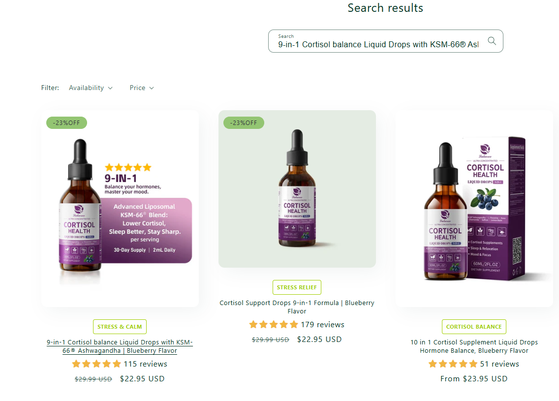 Lukaree Cortisol Support Drops 9-in-1 reviews from official website