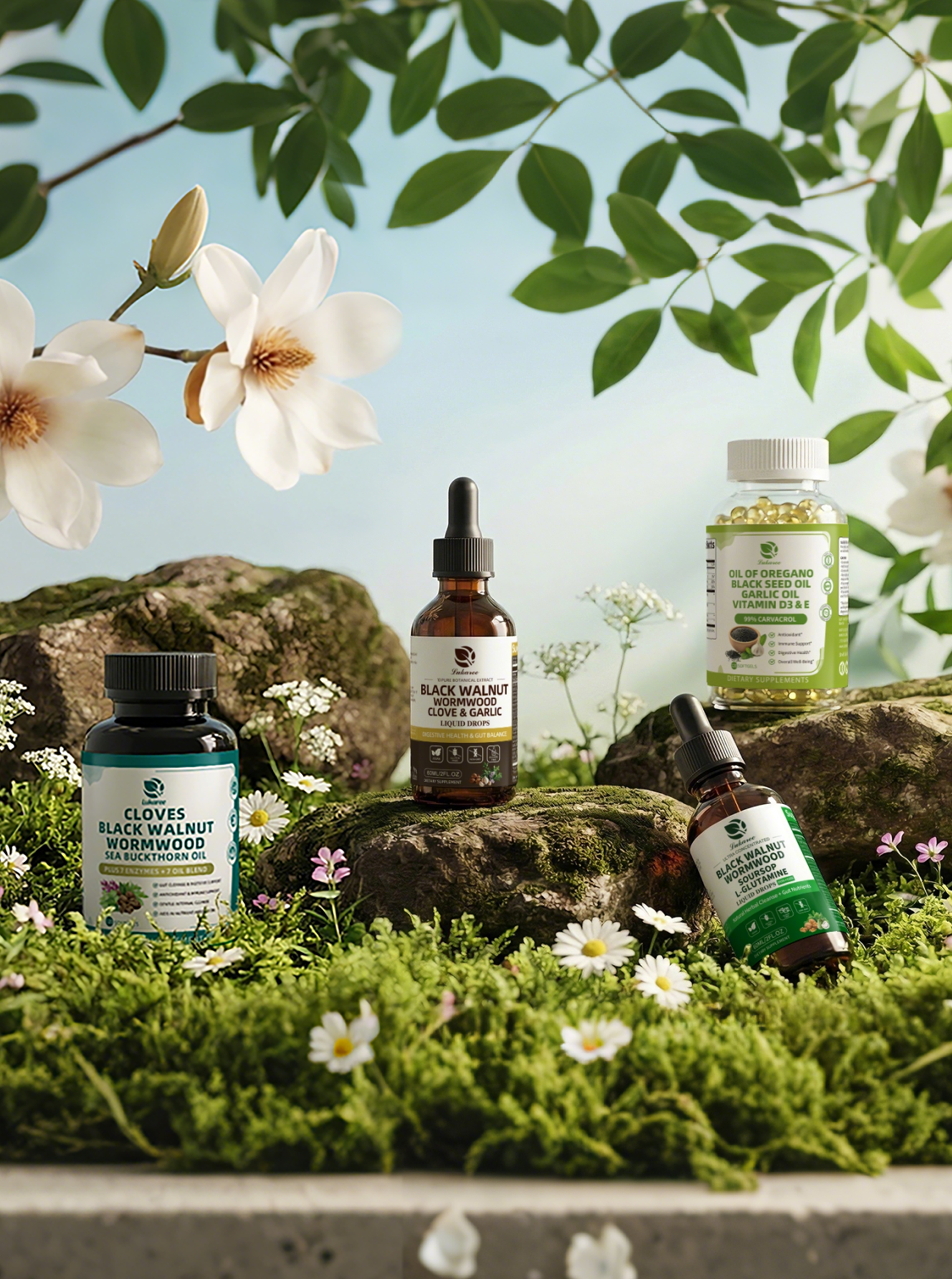 Lukaree herbal supplement brand visual for routine planning