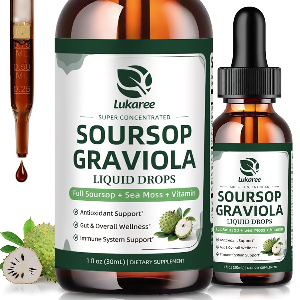 Lukaree Soursop Graviola Liquid Herbal Supplement