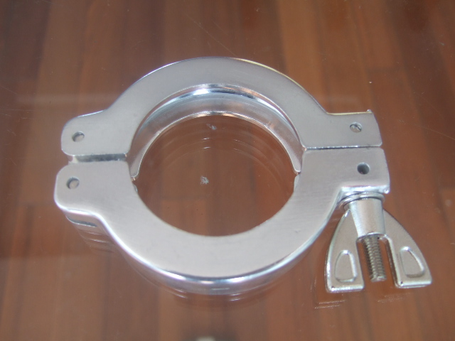 Hinged Stainless Steel Vacuum Pipe Clamp